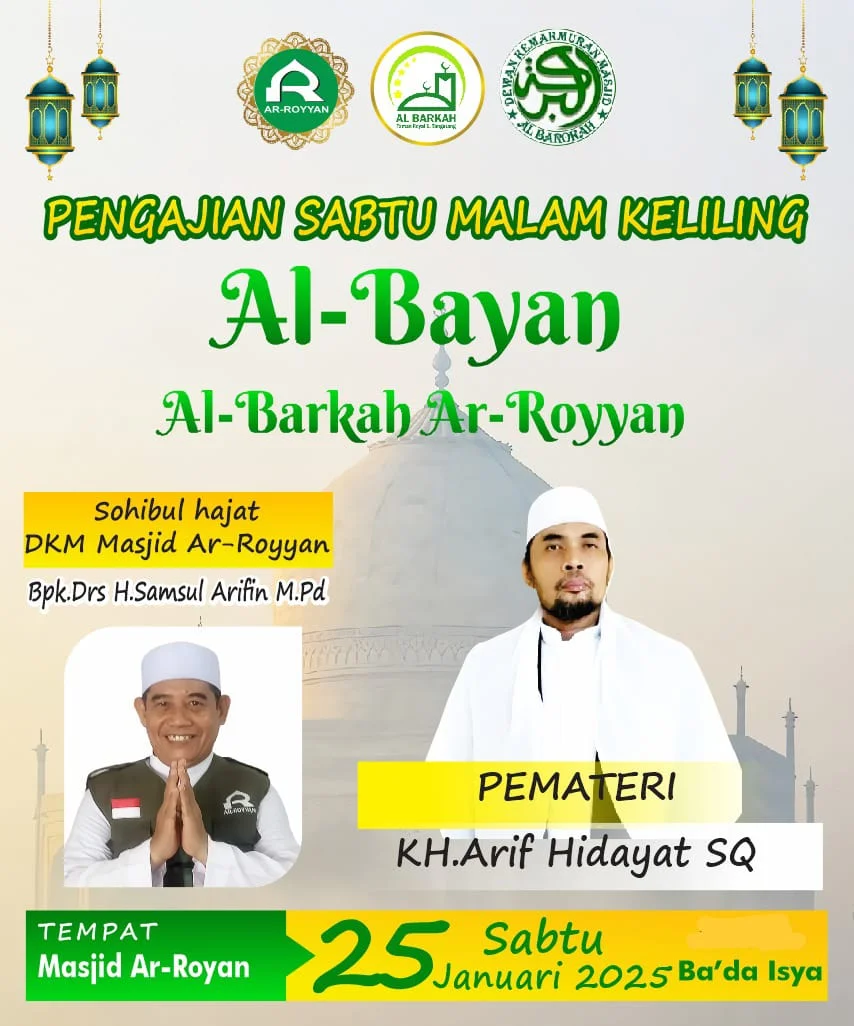Pengajian Sabtu Malam Keliling, Tema: Ikhlas vs Riya